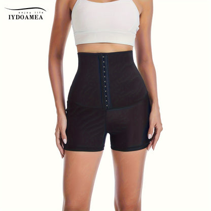 1pc IYDoaMea High Waist Shaper Shorts for Women - Tummy Control, Butt Lifter, Thigh Slimmer, Waist Trainer - Knit Fabric Body Shaper with Hand Wash Care - Ideal for Valentine's, Women's, Thanksgiving, Christmas, Halloween Fes