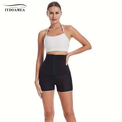 1pc IYDoaMea High Waist Shaper Shorts for Women - Tummy Control, Butt Lifter, Thigh Slimmer, Waist Trainer - Knit Fabric Body Shaper with Hand Wash Care - Ideal for Valentine's, Women's, Thanksgiving, Christmas, Halloween Fes